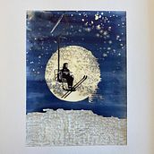 Tra neve e stelle. Colagem, Fotografia e Iluminação fotográfica projeto de Francesca Ficara - 25.09.2025