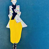 Pop Nipon proyecto final de la clase de técnicas creativas para ilustración de moda . % Paola Fernandez tarafından hazırlanan Kolaj, Geleneksel illüstras, Ve on projesi - 09.28.2025