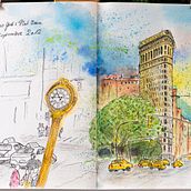 Erinnerung an inspirierende Momente. Un proyecto de Dibujo, Ilustración tradicional, Ilustración con tinta, Sketchbook y Bocetado de Gaby Mohr - 28.09.2025