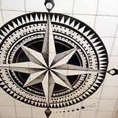 Rosa dos Ventos . Desen de Tatiana Saldanha Belisario - 09.28.2025