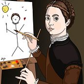 Sofonisba as you can. Digital Illustration project by Paloma Ruiz Villena - 09.28.2025