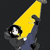 Llendo al mundo donde quiero estar.... Un progetto di Illustrazione digitale e Disegno di Miranda Jun - 29.09.2025