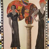 Collage utilizando recortes de revistas , papel y pinturas acrílicas . Een project van Collage van Angela Barelles - 29.09.2025