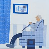 A mãe de um assobiador moderno. Colagem projeto de susart - 29.09.2025
