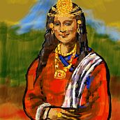 Mijn Mona Lisa . Een project van Digitale illustratie van marvelousmanju92 - 30.09.2025