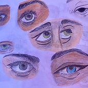 Olhares e Expressões Ein Projekt aus dem Bereich Artistische Zeichnung, Zeichnung, Porträtzeichnung, Sketchbook und Skizzenentwurf von Mainnã Santos - 30.09.2025