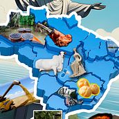 A Wonderful Country. Digital Illustration project by Júlio César Freire - 10.01.2025