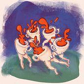 The Dance. Digital Illustration, Character Design, and Figure Drawing project by Aneliya Barenska - 10.01.2025
