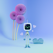 TV 360 . Desain Karakter, Desain Produk, Grafik Gerak, Dan pemodelan 3D proyek oleh Rebeka Gallardo - 10.02.2025