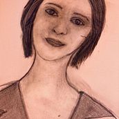 Zeichnung einer Frau im Porträt . Un proyecto de Dibujo artístico, Dibujo, Dibujo de Retrato, Sketchbook y Bocetado de Jasmina - 02.10.2025