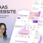 Web Design, SaaS, AI | NOXS | AI Startup. Un proyecto de Diseño Web y UX / UI de dashakostyukevich - 02.10.2025
