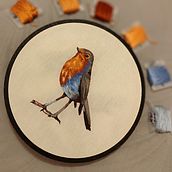 Meu projeto do curso. Un projet de Broderie, Illustration traditionnelle , et Design textile de Bárbara I. da Silva - 03.10.2025