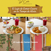 D' Casa: El lujo de comer casero. Un projet de Communication, Cop, writing, Marketing, Marketing de contenu, Stor , et telling de Nadia Perez Almanza - 05.10.2025