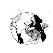 Accrocher à ses rêves par @art_luminsens . Portrait Drawing, Digital Drawing, Traditional illustration, Digital Illustration, and Drawing project by Audrey Jadevamens - 10.05.2025