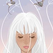 Goddess of Water. Un proyecto de Ilustración digital, Diseño de personajes y Dibujo digital de Jaisel B - 05.10.2025