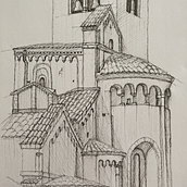 Çizebilmek ruhumu özgür bırakıyor. Projekt z dziedziny  R, sunek architektoniczn,  R, sunek, Trad, c, jna ilustracja,  R, sunek atramentem i  Sztuki piękne użytkownika Behiye Gök Bozkurt - 07.10.2025