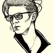 RETRATO BOWIE DOTWORK-BLACKWORK . % Pedro Nicolas Adrover tarafından hazırlanan Dövme Tasarımı, Geleneksel illüstras, on, Dijital İllüstras, Ve on projesi - 10.07.2025