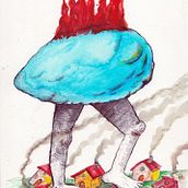 Serie Apocalypse. Un proyecto de Ilustración tradicional, Dibujo, Bellas Artes y Pintura de Salva Insa - 07.10.2025