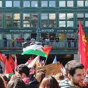 "Cinquemila persone!" - Sciopero generale per la Palestina a Perugia, 3 ottobre 2025. Een project van Fotografie, Fotografische postproductie, Buitenfotografie y  Documentairefotografie van Flavio Barbaro - 07.10.2025