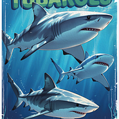 Tubarões LEPETI ZINES. Design, Children's Illustration, Writing, and Creative Writing project by Katiusca Bessa - 10.07.2025