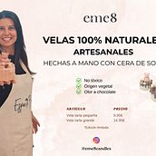 Velas artesanales. Digital Design, Graphic Design, Instagram, Marketing, and Social Media project by Laura Mollá Gil - 10.08.2025