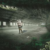 FABRICA CON SERPIENTE. Fotografia, Pós-produção fotográfica, Retoque fotográfico, Fotografia artística, Composição fotográfica, Fotomontagem, e VFX projeto de Rodrigo Sánchez Tejeda - 09.10.2025