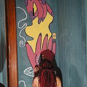 Mãos mágicas. Un projet de Peinture acr, lique, Peinture décorative, Illustration numérique, Peinture , et Art urbain de Gabriele Ferreira Lopes - 09.10.2025