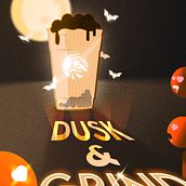 Dusk & Grind Teaser Poster. Digital Design, Traditional illustration, Digital Illustration, and Vector Illustration project by Kai Benz - 10.09.2025