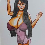 Mi Pin Up Ein Projekt aus dem Bereich Malerei, Bildende Künste, Traditionelle Illustration, Zeichnung und Bleistiftzeichnung von Ulises Arreola Mata - 10.10.2025