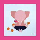 Little Gs by Bomberk . Ilustrasi Digital, Desain Grafis, Desain, Desain Karakter, Pencitraan Merek, Identitas, Ilustrasi Anak-Anak & Ilustrasi Vektor proyek oleh Pree Mistry - 10.10.2025