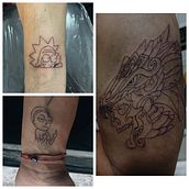 Mis primeros tatuajes. Projekt z dziedziny Projektowanie tatuaż użytkownika Alejo Rodriguez - 10.10.2025