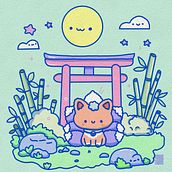 Kitsune Ein Projekt aus dem Bereich Design von Figuren, Digitale Illustration und Manga von Olga Vitvitskaia - 11.10.2025