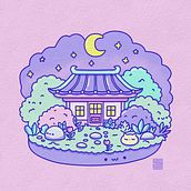 tiny Japan house Ein Projekt aus dem Bereich Digitale Illustration, Manga und Essbare Kunst von Olga Vitvitskaia - 11.10.2025