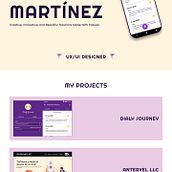 Proyecto de portafolio . Strategi Merek, Pengembangan Portofolio, Dan UX / UI proyek oleh Beatriz Martínez - 10.13.2025