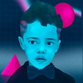 Retrato de mi sobrino. Digital Illustration, Digital Painting, and Traditional illustration project by Sarah Kalman - 10.14.2025