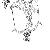 La manipulación . Desenho de tatuagens, Ilustração tradicional e Ilustração digital projeto de Juan Ramirez - 15.10.2025