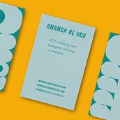 Business card, ACT coaching. Un progetto di Br, ing, Br, identit, Design e Graphic design di Ananda de Vos - 16.10.2025