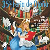 Cartel Feria del Libro viejo y antiguo Feria de otoño 2025 . Un progetto di Illustrazione tradizionale di Fernando Vicente - 16.10.2025