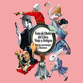 Baraja de Personajes Literarios Feria del libro viejo y antiguo 2025. Un progetto di Illustrazione tradizionale di Fernando Vicente - 16.10.2025