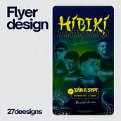 Flyer HIBIKI . Desain, Desain Grafis, Dan Media Sosial proyek oleh Fabián Fernández - 10.17.2025