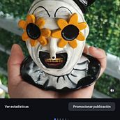 Personaje de terror Art The Clown. Sculpture, Acr, lic Painting, and Character Design project by Pamela Murillo - 10.17.2025