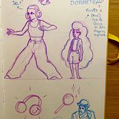 Proyectos de sketchbook. Un proyecto de Diseño de personajes, Dibujo, Dibujo a lápiz, Sketchbook y Bocetado de anab_garbri - 19.10.2025
