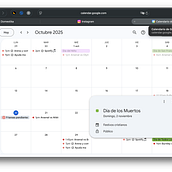 Organización de tiempo. Projekt z dziedziny Doradztwo kreat, wne, Zarządzanie projektowaniem, Marketing, Zarządzanie, Produkt i wność użytkownika diegojosecornejo - 20.10.2025