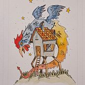 IL BASILISCO. Projekt z dziedziny Trad, c i jna ilustracja użytkownika Riccardo Foletti - 20.10.2025