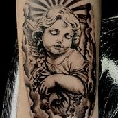 Proyecto de tatuaje realismo blackwork Ein Projekt aus dem Bereich Tattoodesign von artlinels - 21.10.2025