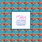 Surface Pattern Digital Illustration- Course Project . Een project van Printen, Patroonontwerp y Digitale illustratie van Molly Creates - 22.10.2025