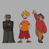 Diseño de personajes con anatomía estilizada. Character Design, Drawing, Figure Drawing, and Traditional illustration project by santiago casco - 10.26.2025