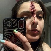 Scar on the forehead . Un proyecto de Maquillaje de Giuliana Di Prisco - 27.10.2025