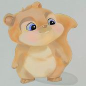 Funny squirrel watercolor painting . Un proyecto de Bellas Artes, Dibujo, Ilustración tradicional, Ilustración infantil, Narrativa, Pintura y Pintura a la acuarela de mostafafarid80 - 27.10.2025