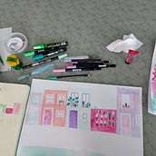 Eindproject Schetsboek kleur & textuur . Ilustrație pentru copii, Ilustrație digitală, Ilustrație tradițională, Caiet de schițe și Teoria culorilor de Liesbeth Vanderschueren - 10.28.2025